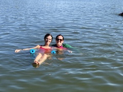 Erynn and Amy Floating2